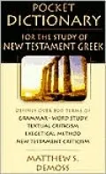 Pocket Dictionary for the Study of New Testament Greek