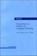 Perspectives on Theater Air Campaign Planning