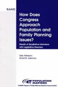 How Does Congress Approach Population and Family Planning Issues? Results of Qualitative Interviews with Legislative Directors