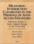 Measuring Interdiction Capabilities in the Presence of Anti-Access Strategies: Exploratory Analysis to Inform Adaptive Strategy for the Persian Gulf