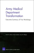 Army Medical Department Transformation: Executive Summary of Five Workshops