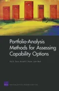Portfolio-Analysis Methoosi for Assessing Capabilit