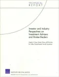 Investor and Industry Perspectives on Investment Advisers and Broker-Dealers