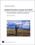 RAND's Portfolio Analysis Tool (PAT): Theory, Methods, and Reference Manual