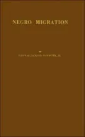 Negro Migration, Changes in Rural Organization and Population of the Cotton Belt