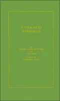 A Thousand Marriages: A Medical Study of Sex Adjustment