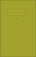 A Bio-Bibliography of Countee P. Cullen, 1903-1946., Vol. 8