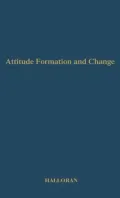 Attitude Formation and Change