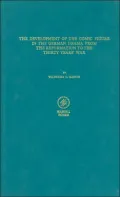 The Development of the Comic Figure in German Drama from the Reformation to the Thirty Years' War