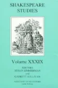 Shakespeare Studies: Volume XXXIX