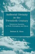 Authorial divinity in the twentieth century