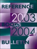 Reference Books Bulletin 2003 - 2004