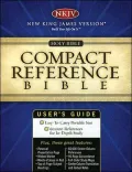 NKJV Compact Reference Bible: New King James Version, black bonded leather