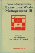 Emerging Technologies in Hazardous Waste Management III, Vol. 51