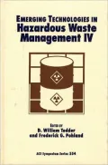 Emerging Technologies in Hazardous Waste Management IV (ACS Symposium Series, #554)