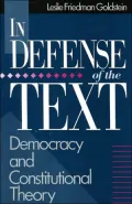 In Defense of the Text