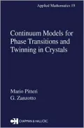 Continuum Models for Phase Transitions and Twinning in Crystals
