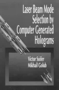Laser Beam Mode Selection by Computer Generated Holograms