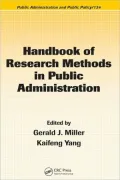Handbook of Research Methods in Public Administration
