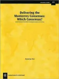Delivering the Monterrey Consensus: Which Consensus?: Economic Paper No. 48