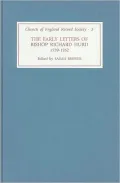 The Early Letters of Bishop Richard Hurd, 1739 to 1762