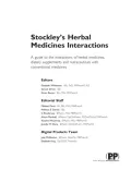 Book cover of Stockley's Herbal Medicines Interactions