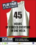 Play Fair at the Olympics: Respect Workers' Rights in the Sportswear Industry