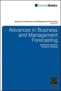 Advances in Business and Management Forecasting