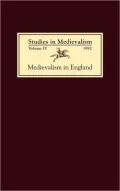 Studies in Medievalism IV: Medievalism in England, Vol. 4