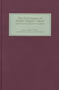 The performance of Middle English culture