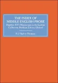 Index of Middle English Prose Handlist 16