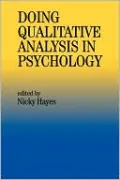 Doing Qualitative Analysis in Psychology