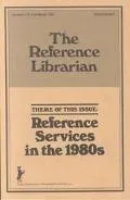 Reference Services in the 1980s