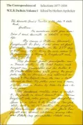 Corresp Of Web Dubois Vol 1