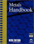 Metals Handbook : Desk Edition