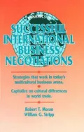 Dynamics of Successful Intl Business Negotiations