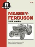 Massey-Ferguson I and T Shop Manual - Models Mf135, Mf150, Mf165