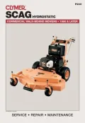 Clymer Scag Hydrostatic: Commercial Walk-Behind Mowers, 1990 & Later