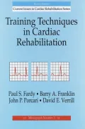 Training Techniques in Cardiac Rehabilitation, Vol. 3