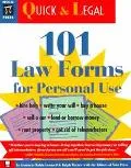 101 Law Forms for Personal Use - Robin Leonard - Paperback - BK&DISK