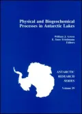 Physical and Biogeochemical Processes in Antarctic Lakes