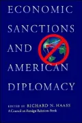 Economic Sanctions And American Diplomacy