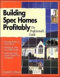 Building Spec Homes Profitably