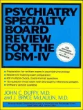 Psychiatry Specialty Board Review for the DSM-IV