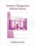 Inventory Management Software Manual : A POMQuest Module