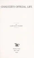 Chaucer's Official Life by James Root Hulbert — book cover