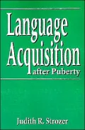 Language Acquisition After Puberty