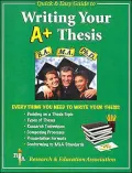 Writing Your A+ Thesis