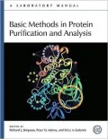 Basic Methods on Protein Purification and Analysis: A Laboratory Manual