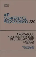 Anomalous Nuclear Effects in Deuterium/Solid Systems